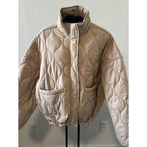 Abercrombie & Fitch Quilted Puffer Jacket Womens Size M - Picture 1 of 4